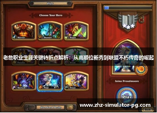 老詹职业生涯关键转折点解析：从高顺位新秀到联盟不朽传奇的崛起