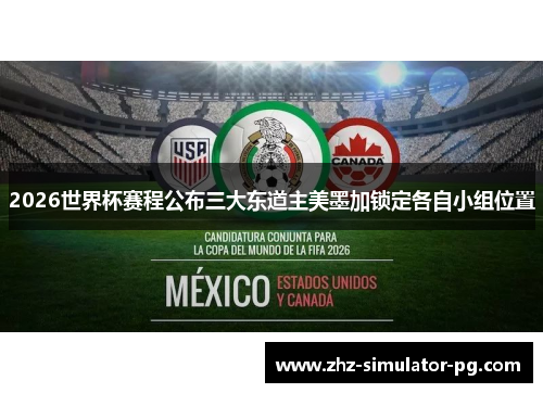 2026世界杯赛程公布三大东道主美墨加锁定各自小组位置